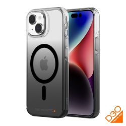 AXS BY AXESSORIZE Axs Crystal Shield D3O® Case Made With Recycled Materials Magsafe Compatible for Apple Iphone 15 Plus | Smoke Gradient