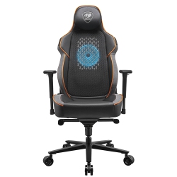 COUGAR Nxsys Aero Office Gaming Chair 200MM RGB Fan - Ergonomic, High Back Premium Breathable Pvc Leather Reclining Backrest Headrest & Lumbar