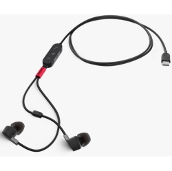 LENOVO In-Ear Active Noise Cancelling Headsets With Mic - Thunder (4Xd1C99220) In Black