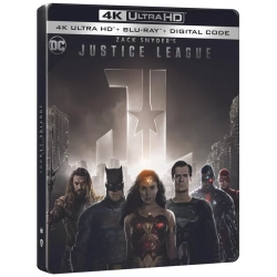 WARNER BROS. Zack Snyder's Justice League (Steelbook) (4K Ultra HD + Blu-Ray + Digital Copy)