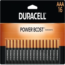 DURACELL Coppertop Aaa Alkaline Batteries (16 Count) - Long-Lasting, All-Purpose Triple A Battery for Household And Business Use