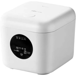 BEAR 2L Portable Rice Cooker, Travel Rice Cooker Small for 2-3 People, Personal Rice Cooker, Food Steamer, Multi-Cooker for Brown Rice Rice, Soup
