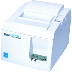 STAR MICRONICS - 39472210 Model Tsp143Iiibi Thermal Printer, Auto-Cutter, Bluetooth, Ios, Android/windows, With Power Supply In White