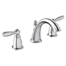 MOEN T6620 Brantford Two-Handle 8 In. Widespread Bathroom Faucet Trim Kit, Valve Required, Chrome