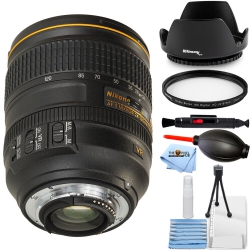 NIKON Af-S Nikkor 24-120MM F/4G Ed Vr Lens 2193 - Essential Uv Filter Bundle