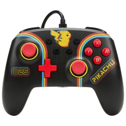 POWERA Refurbished (Good) Enhanced Wired Controller for Nintendo Switch - Pikachu Arcade (1522782-01)
