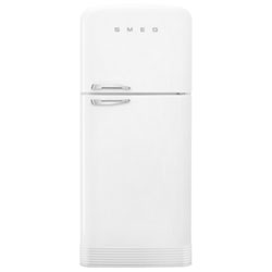 Smeg Retro 32" 19.2 Cu. Ft. Top Freezer Refrigerator with Ice Dispenser (FAB50URPG3) - Pastel Green