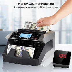 TACKLIFE - Professional Bill Counting Machine With Advanced Counterfeit Detection - Mmc03