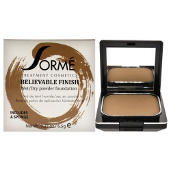 SORME COSMETICS Believable Finish Powder Foundation - Golden Honey By for Women - 0.23 OZ Foundation
