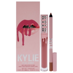 KYLIE COSMETICS Matte Lip Kit - 808 Kylie By for Women - 2 PC 0.10OZ Matte Liquid Lipstick, 0.039OZ Lip Liner