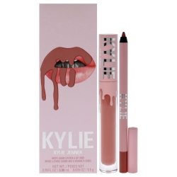 KYLIE COSMETICS Matte Lip Kit - 802 Candy K By for Women - 2 PC 0.10OZ Matte Liquid Lipstick, 0.039OZ Lip Liner