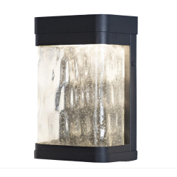 BAZZ Luvia Led Waterproof Outdoor Wall Light Fixture 12W 1000 Lumens 120V Tunable, Black, W12053Cctbk