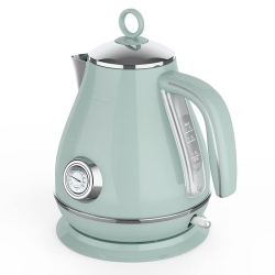 BEAR 1.7L Electric Kettle, Pyramid Portable Electric Hot Water And Coffee. 1500W （Mint Green）