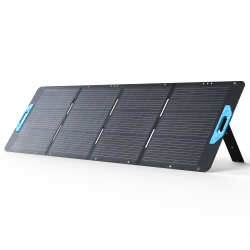ANKER Solix Ps200 Monocrystalline Portable Solar Panel (200W), 4 Set Angles, Ip67 Waterproof, 1.5X Conversion