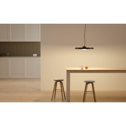 BAZZ Zaza Single Pendant Light Fixture Matt 9W Dimmable 800 Lumens 3000K 80+Cri, P20035Bk In Black