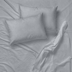 COTTON HOUSE - Wrinkle-Free Microfiber Sheet Set, King Size, Light In Grey