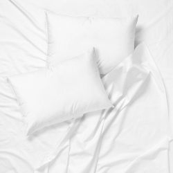 COTTON HOUSE - 100% Egyptian Cotton Sheet Set, 600 Thread Count, King Size In White