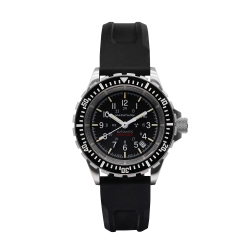 MARATHON - Large Diver's Automatic (Gsar) On 3-Piece Rubber Strap Kit 41MM In Black