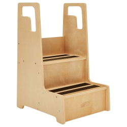 ECR4KIDS Reach-Up Step Stool With Handles, Kids Furniture