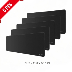 AUKEY [5 Pack] Gaming Mouse Pad Large (31.5 X 11.8 X 0.16In) Non-Slip Spill-Resistant