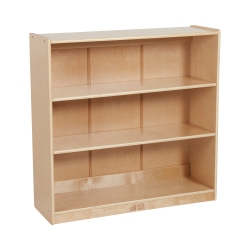 ECR4KIDS Classic Bookcase, Adjustable Shelves, 36In H