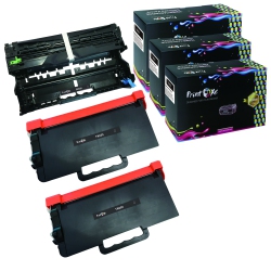 PRINTOXE Dr820 Drum & 2 Tn850 Toners Compatible for Brother Hl Mfc Dcp L5000 L5100 L5200 L6200 L6250 L6300 L6400 L5700 L5800 L5850 L5900 L6700 L6750