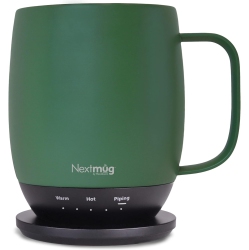 NEXTMUG - Temperature-Controlled, Self-Heating Coffee Mug (Sage - 14 OZ.)