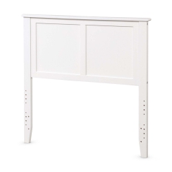 GYMAX Twin Wood Headboard Flat Panel Pre-Drilled Holes Height Adjustment