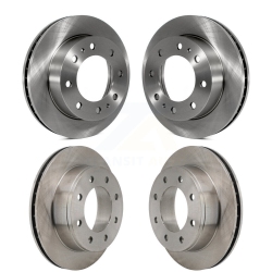 CMX Front Rear Brake Rotor Kit for Chevrolet Gmc Sierra 2500 HD Silverado Express Savana H2 Xl K8-100988