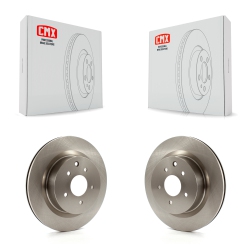CMX Rear Disc Brake Rotors Pair for Nissan 350Z Infiniti G35 With Brembo Brakes K8-100801