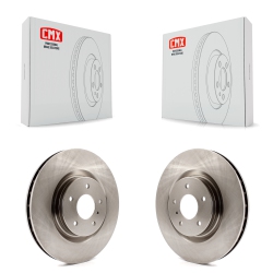CMX Front Disc Brake Rotors Pair for Nissan 350Z Infiniti G35 With Brembo Brakes K8-100374