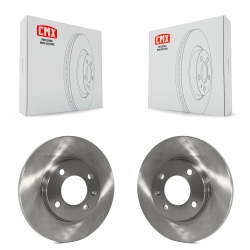 CMX Front Brake Rotor Pair for Volkswagen Jetta Golf Rabbit Convertible Scirocco Fox Audi 4000 K8-100257