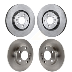 CMX Front Rear Disc Brake Rotors Kit for Volkswagen Jetta Golf Beetle City K8-101277