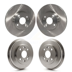 CMX Front Rear Disc Brake Rotor Drum Kit for Mazda Protege Ford Escort Mx-3 Mercury Tracer K8-102406