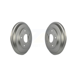 GENIUS Rear Coated Brake Drums Pair for Honda Civic Kg-101400