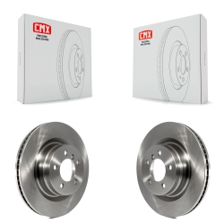 CMX Front Disc Brake Rotors Pair for 2006-2009 Land Rover Range Naturally Aspirated K8-100441