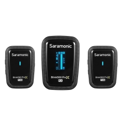 SARAMONIC Blink500-Prox-Q2 2.4Ghz Dual-Channel Wireless Microphone System (3.5Mm)