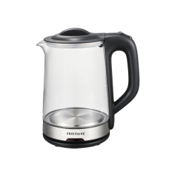 FRIGIDAIRE - Cordless Glass Kettle, 1.7 Liter Capacity, Stainless Steel
