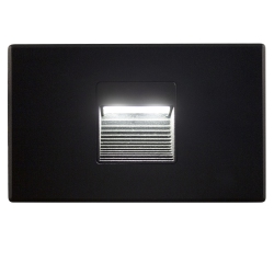 BAZZ Strl2Bk Integrated Led Step Deck Light - In Black