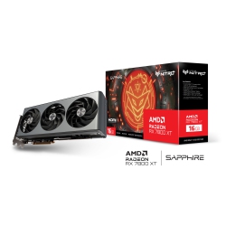 SAPPHIRE 11330-01-20G Nitro+ Amd Radeon Rx 7800 Xt Gaming Graphics Card With 16GB Gddr6, Amd Rdna 3