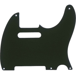 FENDER Pure Vintage Five Hole Mount Telecaster Pickguard - 1 Ply In Black