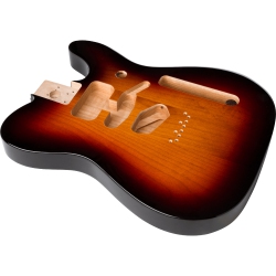 FENDER Deluxe Series Telecaster Ssh Alder Body - Modern Bridge Mount 3-Color Sunburst