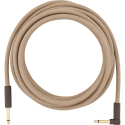 FENDER Festival Hemp Instrument Cable - Straight / Angled 18.6' Natural