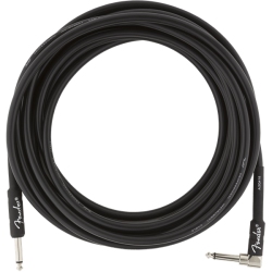 FENDER Professional Series Instrument Cable - Straight / Angle 18.6' In Black