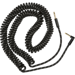 FENDER Deluxe Coil Cable - 30' Tweed In Black