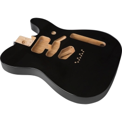 FENDER Deluxe Series Telecaster Ssh Alder Body - Modern Bridge Mount In Black