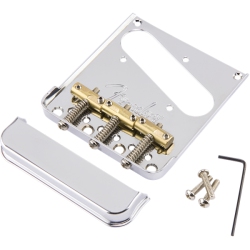 FENDER American Professional Telecaster 3-Saddle Bridge Assembly - Chrome