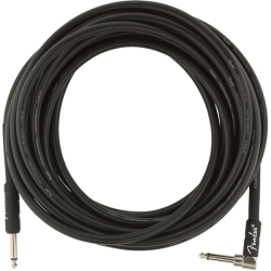 FENDER Professional Series Instrument Cable - Straight / Angle 25' In Black