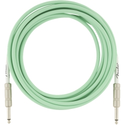FENDER Original Series Instrument Cable - Straight / Straight 18.6' Surf In Green