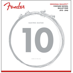 FENDER 3150 Original Bullets Guitar Strings - Bullet Ends Vintage Nickel 10-46